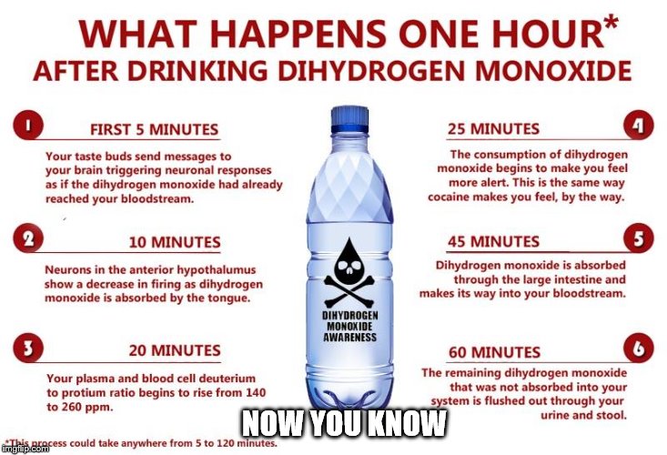 NOW YOU KNOW | made w/ Imgflip meme maker