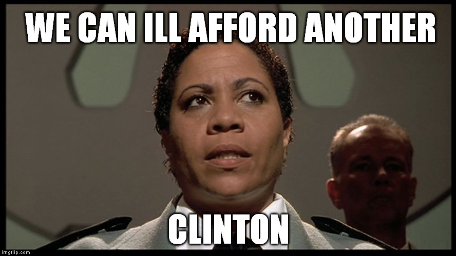 Sky Marshal Tehat Meru | WE CAN ILL AFFORD ANOTHER; CLINTON | image tagged in sky marshal tehat meru,meme,funny,politics | made w/ Imgflip meme maker