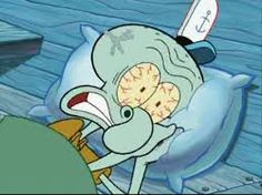 High Quality Squidward  Blank Meme Template