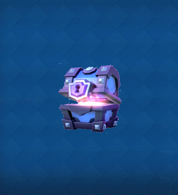clash royale opening a super magical chest