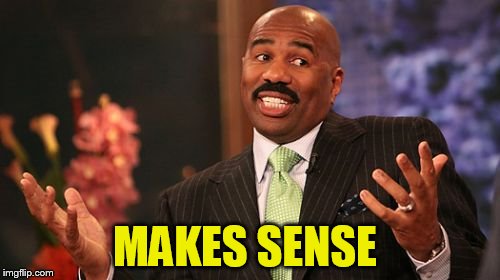 Steve Harvey Meme | MAKES SENSE | image tagged in memes,steve harvey | made w/ Imgflip meme maker