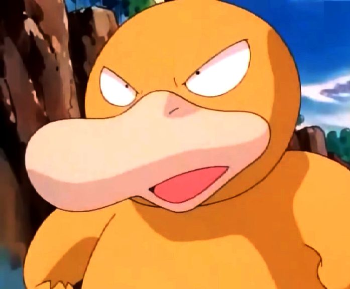 High Quality psyduck you think this is a game Blank Meme Template