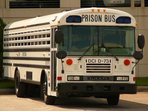 Prison Bus Blank Meme Template