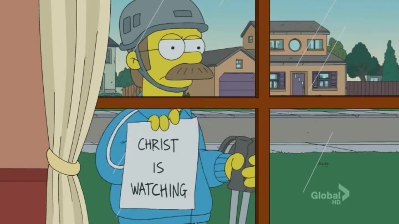High Quality Christ Is Watching Blank Meme Template