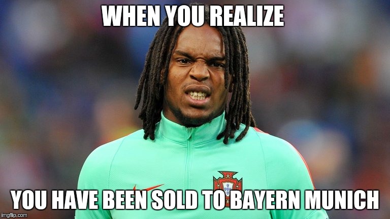 when you realize you have been sold to bayern munich | WHEN YOU REALIZE; YOU HAVE BEEN SOLD TO BAYERN MUNICH | image tagged in sanches,bayern munich | made w/ Imgflip meme maker