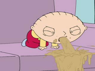 High Quality stewie vomit Blank Meme Template