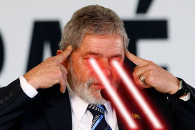 LULA WITH LASERS Blank Meme Template