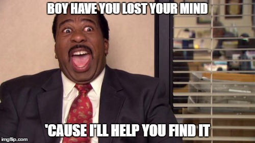 BOY HAVE YOU LOST YOUR MIND; 'CAUSE I'LL HELP YOU FIND IT | image tagged in lost,mind,wtf | made w/ Imgflip meme maker