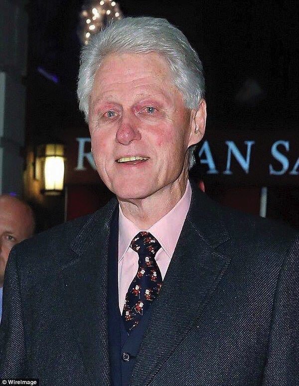 Bill Clinton looking rough Blank Meme Template