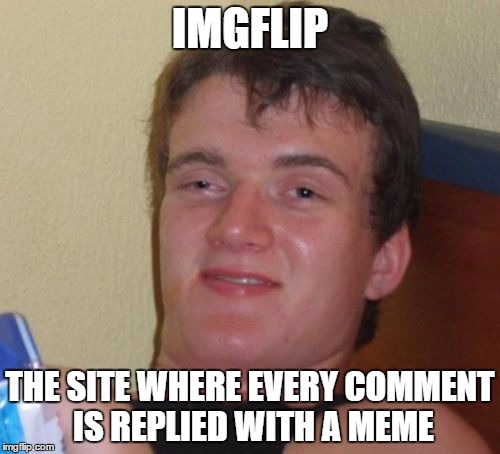 10 Guy Meme | IMGFLIP; THE SITE WHERE EVERY COMMENT IS REPLIED WITH A MEME | image tagged in memes,10 guy | made w/ Imgflip meme maker