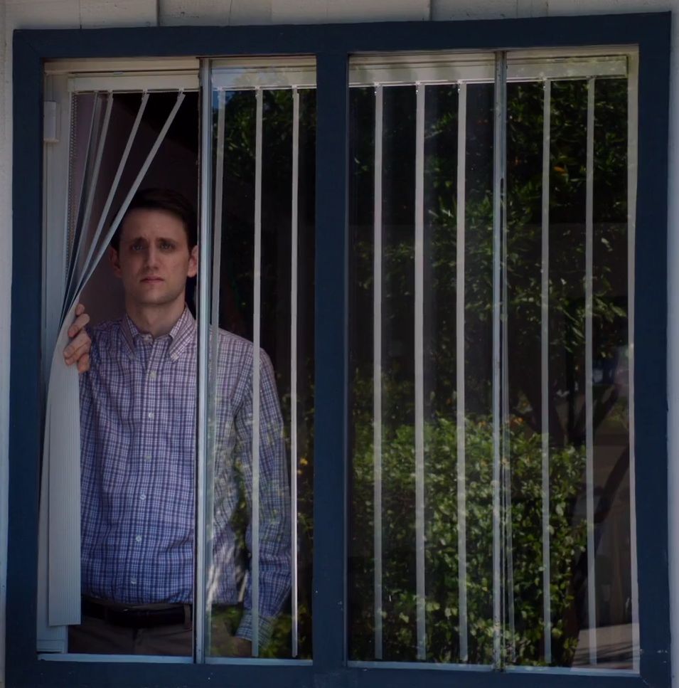 Jared Looking Out The Window Blank Meme Template