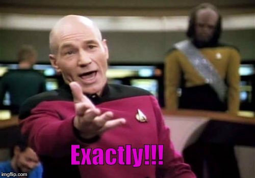 Picard Wtf Meme | Exactly!!! | image tagged in memes,picard wtf | made w/ Imgflip meme maker