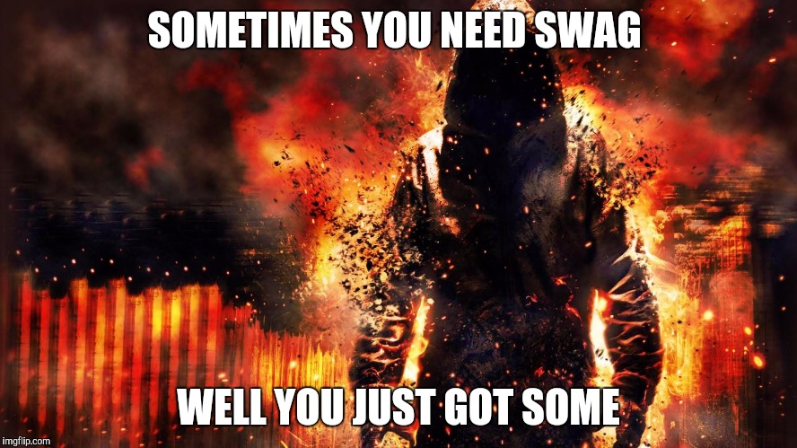 SOMETIMES YOU NEED SWAG; WELL YOU JUST GOT SOME | image tagged in funny | made w/ Imgflip meme maker