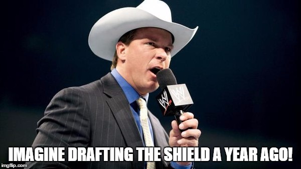 IMAGINE DRAFTING THE SHIELD A YEAR AGO! | made w/ Imgflip meme maker