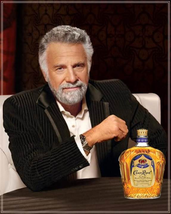 High Quality I don't always drink Crown Royal Blank Meme Template