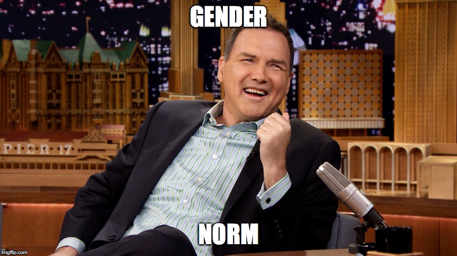 GENDER; NORM | image tagged in norm macdonald | made w/ Imgflip meme maker