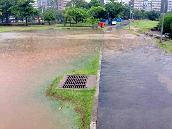 High Quality Storm water drain above water Blank Meme Template