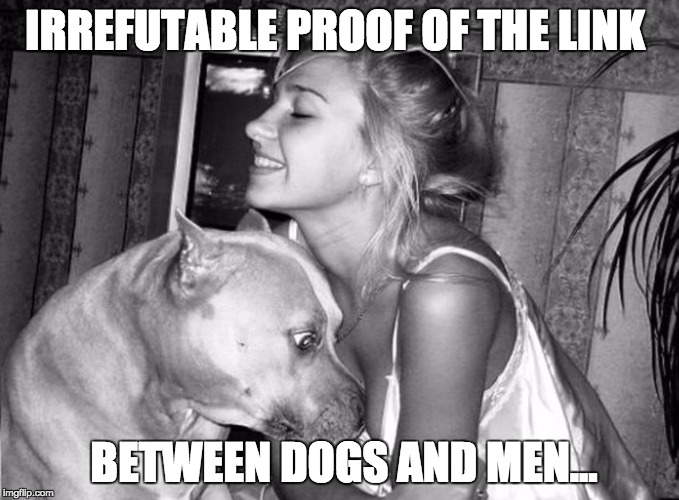 IRREFUTABLE PROOF OF THE LINK; BETWEEN DOGS AND MEN... | image tagged in proof | made w/ Imgflip meme maker