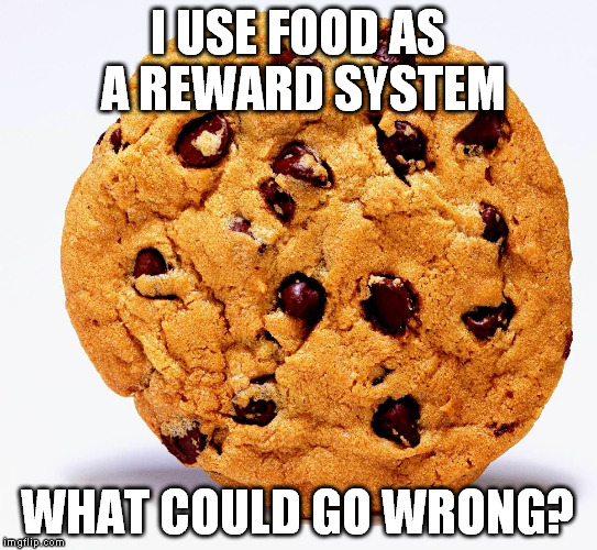 I USE FOOD AS A REWARD SYSTEM WHAT COULD GO WRONG? | made w/ Imgflip meme maker