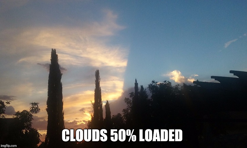 Internet Explorer Cloud version | CLOUDS 50% LOADED | image tagged in memes,clouds,internet explorer | made w/ Imgflip meme maker