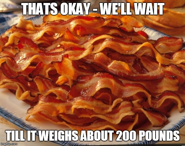 THATS OKAY - WE'LL WAIT TILL IT WEIGHS ABOUT 200 POUNDS | made w/ Imgflip meme maker
