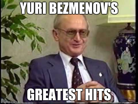 YURI BEZMENOV'S; GREATEST HITS | image tagged in hero | made w/ Imgflip meme maker