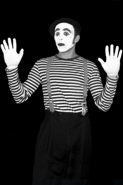 mime in the box Blank Meme Template