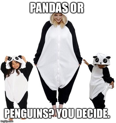 PANDAS OR PENGUINS? YOU DECIDE. | made w/ Imgflip meme maker