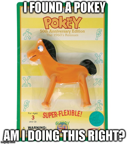 Pokey Mon | I FOUND A POKEY; AM I DOING THIS RIGHT? | image tagged in pokey mon | made w/ Imgflip meme maker