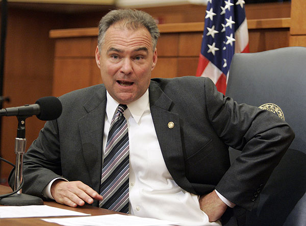 Tim Kaine Sits Down to Pee Blank Meme Template