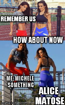 I never forget an ass. | REMEMBER US; HOW ABOUT NOW; ME: MICHELE SOMETHING; ALICE MATOSE | image tagged in models | made w/ Imgflip meme maker