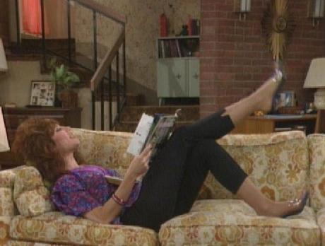 Peggy Bundy laying on couch Blank Meme Template