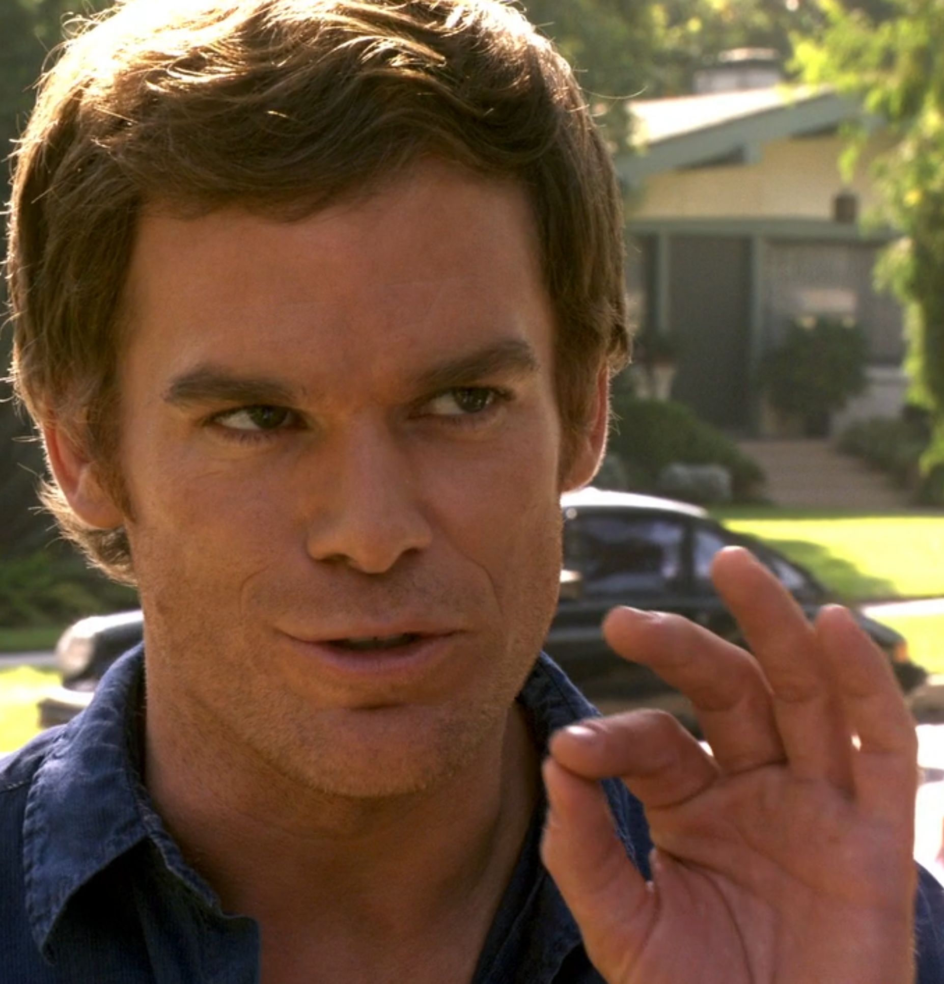 High Quality Dexter just right Blank Meme Template