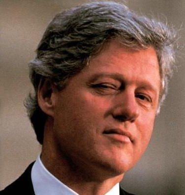 High Quality Bill Clinton wink Blank Meme Template