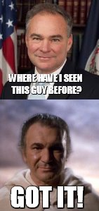Tim Kaine | WHERE HAVE I SEEN THIS GUY BEFORE? GOT IT! | image tagged in tim kaine | made w/ Imgflip meme maker