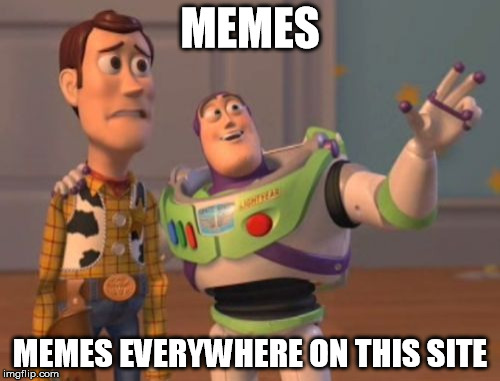 Memes, Memes Everywhere | MEMES; MEMES EVERYWHERE
ON THIS SITE | image tagged in memes,x x everywhere | made w/ Imgflip meme maker