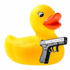 High Quality Rubber Ducky Glock Blank Meme Template