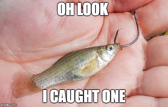 OH LOOK I CAUGHT ONE | made w/ Imgflip meme maker
