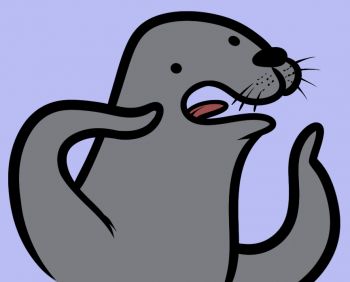 Homophobic seal Blank Meme Template