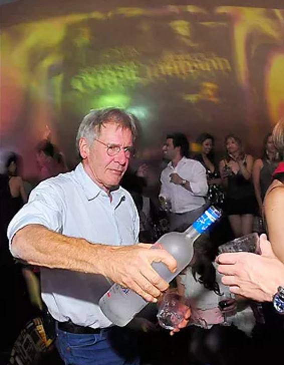 High Quality harrison ford partying hard Blank Meme Template