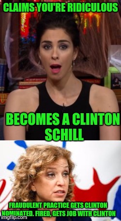 You will vote for your queen regardless.  After all, you know and they know...you have no free will. | CLAIMS YOU'RE RIDICULOUS; BECOMES A CLINTON SCHILL; FRAUDULENT PRACTICE GETS CLINTON NOMINATED. FIRED, GETS JOB WITH CLINTON | image tagged in asshats | made w/ Imgflip meme maker