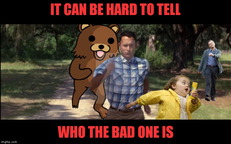 IT CAN BE HARD TO TELL WHO THE BAD ONE IS | made w/ Imgflip meme maker