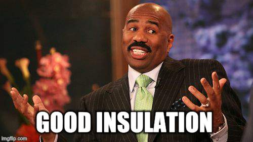 Steve Harvey Meme | GOOD INSULATION | image tagged in memes,steve harvey | made w/ Imgflip meme maker