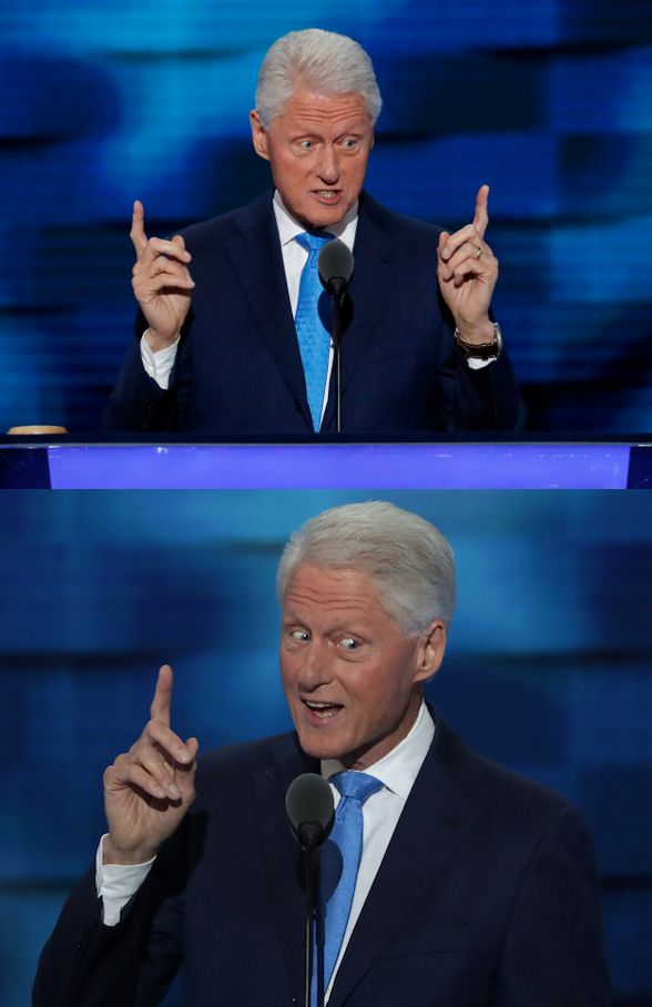 High Quality Bill Clinton 2016 DNC Blank Meme Template