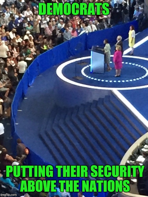 We don't need guns if our protection teams have them | DEMOCRATS; PUTTING THEIR SECURITY ABOVE THE NATIONS | image tagged in dicks,democrats | made w/ Imgflip meme maker