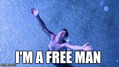 I'M A FREE MAN | made w/ Imgflip meme maker