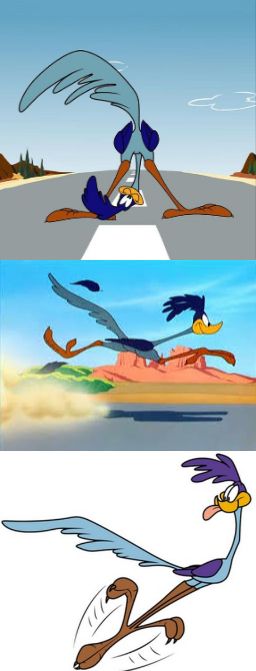 Road Runner Meep Meep Looney Tunes Blank Meme Template