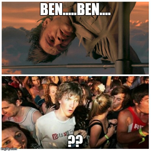 Wrong number | BEN.....BEN.... | image tagged in sudden clarity clarence,star wars yoda | made w/ Imgflip meme maker