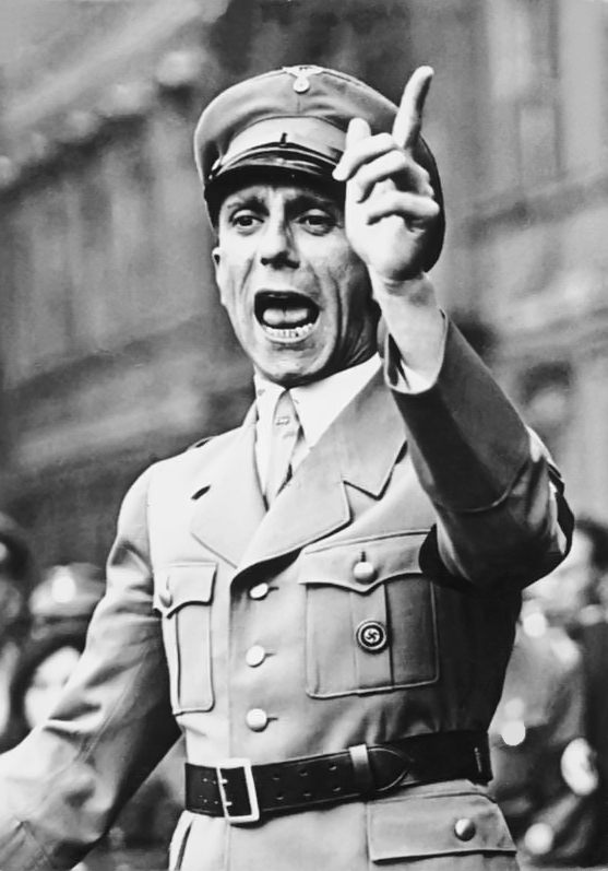 High Quality Goebbels Fascist Propaganda Blank Meme Template