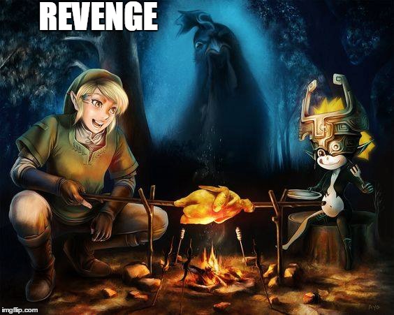 REVENGE | image tagged in memes,funny,zelda,cuckoo,revenge | made w/ Imgflip meme maker